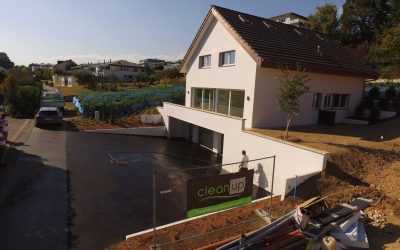 Aménagements fin de chantier d’une villa