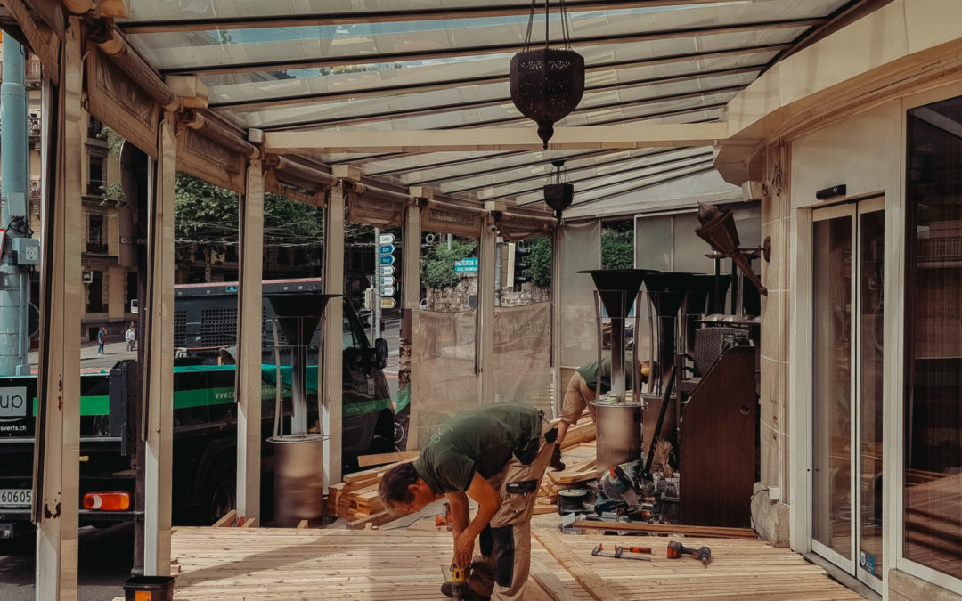  Réfection d’une terrasse en mélèze Suisse